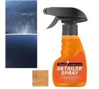 Spray Detergente Rapido,Spray Pulitore Auto - Auto 120ml con Salvietta per Proteggere Superfici Interiori Mantiene Vernice e Cera Come Nuove