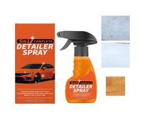 Spray Dettagliante Auto | 120ml Agente Dettagliante ad Alto Brillantante per Vernice Auto | Rimuovi Manutenzione Riparazione Vetro Fari Gomma Vernice