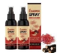 Spray di essenza di zafferano per la cura dei capelli, spray per capelli neri a base di erbe con essenza di erbe e rosmarino, spray nutriente rinforzante delle radici da rimuovere (2PCS)