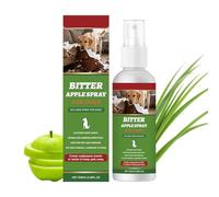 Spray di mela amara per cani - 100 ml No-Chew Pet Training Spray Previene e Leccare - Formula senza alcool e non Colorante Protegge mobili, scarpe e superfici interne ed esterne