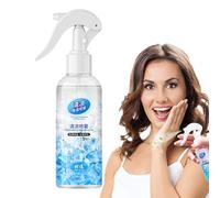 Spray di raffreddamento - Spray per di raffreddamento istantaneo | di raffreddamento per viso e corpo | Sollievo al calore fisico | per il corpo ad azione rapida | Dimensioni di via