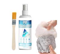 Spray di rilascio della resina, 100 ml, lubrificante per stampi in silicone, agente di rilascio per colata, soluzione di demolizione antiaderente, formula facile da rimuovere per candele, sapone