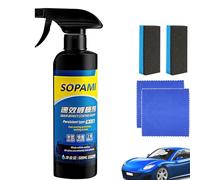 Spray di rivestimento per auto Sopami,Agente di rivestimento a effetto rapido,Spray lucidante antigraffio per auto,lavaggio senza acqua,Detergente per vetri a emulsione oleosa Sopami (1 pz)