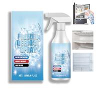 Spray di sbrinamento da 120 ml per frigorifero congelatore, spray rapido per sbrinamento del frigorifero, potente spray per scongelamento del congelatore, spray di scongelamento del congelatore, spray