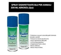 SPRAY DISINFETTANTE BLU PER ANIMALI 200 ML AEROSOL (2pz)