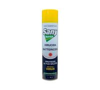 Spray Disinfettante Igienizzante Virus, Batteri, Funghi"SANYMAYER" 400 ml| Spray Sanificante Dell'Aria, Aspirapolvere, Condizionatore, Climatizzatore Auto, Virucida, Battericida e Funghicida. (1)