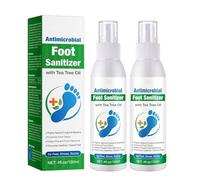Spray disinfettante per piedi, spray per la cura dei piedi e delle unghie, con olio naturale dell'albero del tè e spray per piedi di aloe vera, anti-odore e spray idratanti (2)