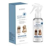 Spray districante per animali domestici - Shampoo senza risciacquo 100 ml, formula antistatica, ammorbidisce il mantello, riduce i grovigli, soluzione facile per toelettatura | districante di