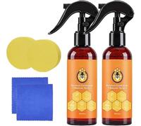 Spray e ripristino per la cura della cera d'api naturale, cera d'api lucidante e detergente, spray impermeabile, cera d'api naturale per legno