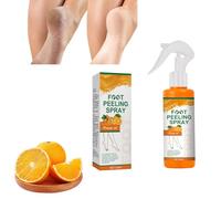 Spray esfoliante istantaneo, rimozione calli dei piedi e spray esfoliante per rimuovere la pelle morta, spray idratante per piedi secchi, screpolati e talloni ruvidi (1 pezzo)