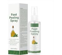Spray Esfoliante Professionale per Piedi 120ml con Olio di Tea Tree, Trattamento Antimicotico ed Idratante, Rimuove Cellule Morte e Calli, Azione Rapida, Per Piedi Morbidi e Lisci (1Pezzo)