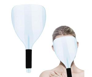 Spray Face Cover - Carne di protezione trasparente per il trucco | Maschera riutilizzabile leggera e regolabile impedisce il trasferimento del trucco, confortevole e traspirante