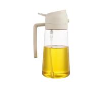 Spray For Olio, Lucidatore, Friggitrice, Spray For Olio Ad Aria, Spray For Olio Da Cucina A Doppio Scopo, Bomboletta Spray A Tenuta Stagna, Flacone Spray For Cucina E Uso Domestico(2use white 500ml)