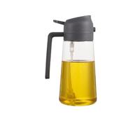 Spray For Olio, Lucidatore, Friggitrice, Spray For Olio Ad Aria, Spray For Olio Da Cucina A Doppio Scopo, Bomboletta Spray A Tenuta Stagna, Flacone Spray For Cucina E Uso Domestico(2use grey 500ml)