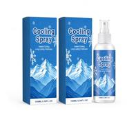 Spray freschezza menta portatile 100ml viso corpo | Nebbia menta freschezza istantanea, formato compatto per sport e viaggi