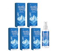 Spray freschezza menta portatile 100ml viso corpo | Nebbia menta freschezza istantanea, formato compatto per sport e viaggi