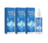 Spray freschezza menta portatile 100ml viso corpo | Nebbia menta freschezza istantanea, formato compatto per sport e viaggi