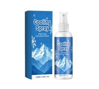 Spray freschezza menta portatile 100ml viso corpo | Nebbia menta freschezza istantanea, formato compatto per sport e viaggi