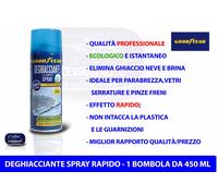 Sciogli ghiaccio spray vetri camion auto freni scooter parabrezza neve anti gelo