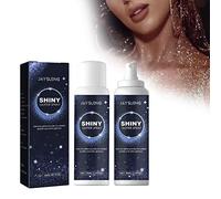 Spray Glitter per Capelli e Corpo, Spray Brillantini, Lacca per capelli luccicante, Spray per il Trucco in Polvere Glitterata per le Donne - Facile da Lavare (60ml, 1Pc)