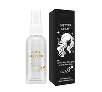 Spray glitter per capelli e corpo, spray glitterato - Spray lucido ad asciugatura rapida | pelle, viso, capelli, abbigliamento, corpo, spray luccicante, asciugatura rapida e lucida
