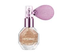 Spray glitter per viso, corpo e capelli | Sparkle Cosmetic Shimmer Highlighter | Perfetto per Christmas, Raves & Party Brown