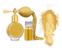 Spray glitterato per viso, corpo e capelli | Sparkle Cosmetic Shimmer Highlighter | Perfetto per Christmas, rave e feste - dorato