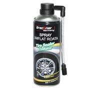Spray Gonfia e Ripara Gomme 450 ml per Auto Moto Sigilla Forature | Gonfia e sigilla rapidamente pneumatici forati di auto e moto per emergenze su strada.