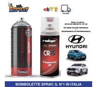 Spray HYUNDAI X5B Phantom black KIT Base Opaca + Trasparente