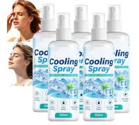 Spray idratante rinfrescante 3 in 1, spray rinfrescante per il corpo, spray rinfrescante per il corpo, nebbia fresca duratura con estratto di menta, Summer Down Portable Cooling Spr/ay, Micro Mist