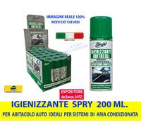Spray igienizzante disinfettante pulizia climatizzatore condizionatore auto per