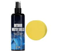 Spray impermeabile - Protezione portatile ad alte prestazioni per valutare | barriera idrofobica invisibile, tecnologia nano-scudo, sigillante per tessuti e pelle per tende, scarpe e stivali