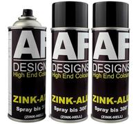 Spray in alluminio di zinco, anticorrosione, primer chiaro fino a 300°, spray di zinco, confezione da 1, 3 o 6 pezzi (3)