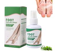 Spray istantaneo per i piedi, maschera esfoliante per i piedi per l'estate, rimuove istantaneamente la pelle morta, idrata e nutre, esfolia la pelle secca e ruvida (1 pezzo, 120 ml)