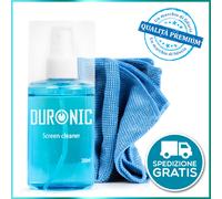 Spray Kit Pulizia di Schermi per TV Monitor e PC Detergente con Panno Microfibra