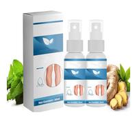 Spray lenitivo per vene, spray per soluzione venosa per gambe, alleviare il gonfiore delle gambe, ad assorbimento rapido, adatto a tutti i tipi di pelle (2 pcs)