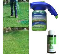 Spray liquido per prato semina,Spray per erba Spray per la cura del prato Spray da giardino,Sistema di semi di prato liquido per semina domestica Soluzione nutriente per vernice erba,Strumenti di