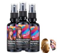 Spray lisciante e ammorbidente per parrucche (50 ml) - Spray districante anti-crespo per parrucche in capelli veri e sintetici - Districa delicatamente e liscia le ciocche crespe (3Pezzo)
