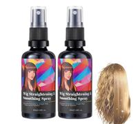 Spray Lisciante e Disciplinante per Parrucche, Spray Districante Senza Risciacquo, Leggero e Non Unto, Soluzione Rapida per lo Styling di Parrucche ed Extension (Ideale per Viaggi) (2 pezzo)