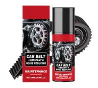 Spray Lubrificante Per Cinghie Auto - Spray Ungente Da 100ml - Riduzione Rumore Lubrificante Liquido a Lunga Durata per Porte Scorrevoli Biciclette Motori