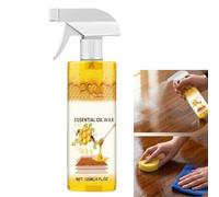 Spray Lucidante alla Cera d'Api per Legno, Pulitore Mobili, Stick per Riparazione Rapida Graffi, Restauratore di Cera Multiuso per Mobili, Tavoli e Armadi, Adatto a Tutti i Tipi di Legno(1pc)