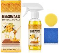 Spray lucidante for legno alla cera d'api, lucidante e detergente naturale for mobili 3 in 1 alla cera d'api, spray lucidante for nutrire e riparare il legno for mobili, pavimenti(1pc)