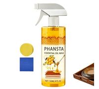 Spray lucidante per legno 120 ml Balsamo per mobili naturale alla d' | Spray multifunzionale per la cura del legno | Per mabili, pavimenti, tavoli, sedie, cura dei mobili, uso interno, deterge