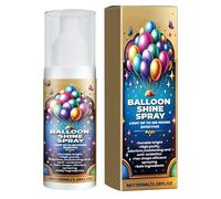 Spray lucidante per palloncini, spray glitterato per palloncini, spray brillante per palloncini da 100 ml, spray per palloncini ad alta lucentezza per un'elegante finitura lucida in pochi minuti