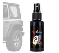 Spray Lucidante Per Pneumatici | Agente Di Rivestimento Nano Per Pneumatici Resistente Ai Raggi UV,Agente Per La Cura Dei Cerchi,Per Vetture Moto Automotive Casa Detailing Ripristino Manutenzione Cura