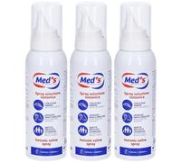 Spray Meds Isotonico Acqua Naso Orecchie 100 ml 3x100 ml Spray