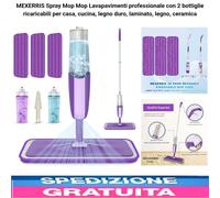 Spray Mop Mop Lavapavimenti professionale con 2 bottiglie ricaricabi x casa