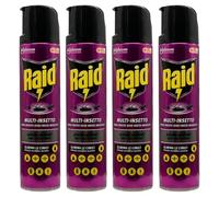 Spray Multi-Insetto ad Azione Rapida, Elimina le Cimici 400ml (4 Unità)