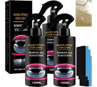 Spray nano di riparazione rapida contro i graffi dell'auto p40, solvente per graffi invisibili istantaneo, spray di rivestimento auto rapido ad alta protezione 3 in 1 (360ML)