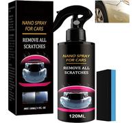 Spray nano di riparazione rapida contro i graffi dell'auto p40, solvente per graffi invisibili istantaneo, spray di rivestimento auto rapido ad alta protezione 3 in 1 (120ML)